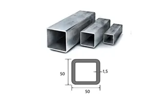 Труба профильная квадратная 50×50×1,5 мм
