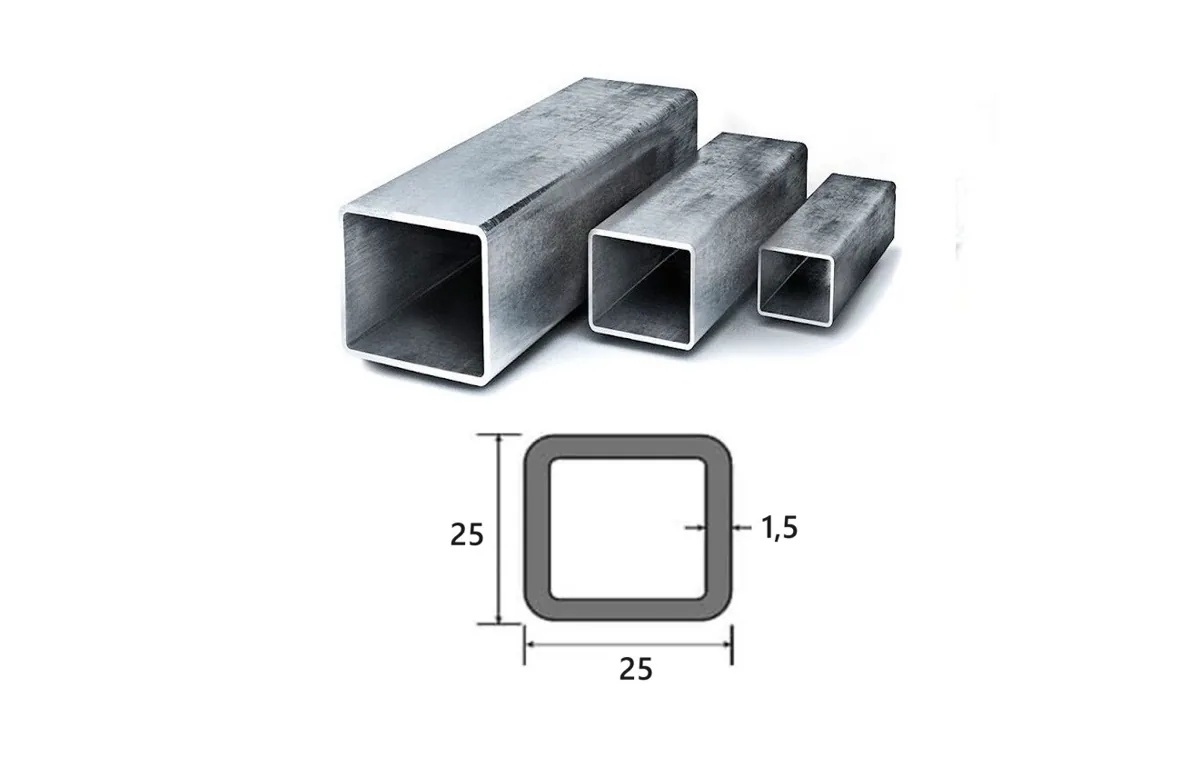 Труба профильная 25x25x1,2